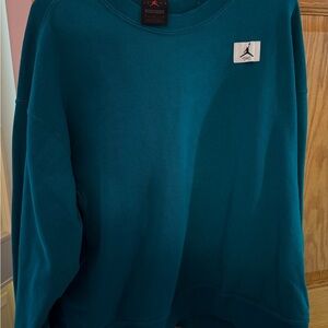Jordan Teal Crewneck Sweater